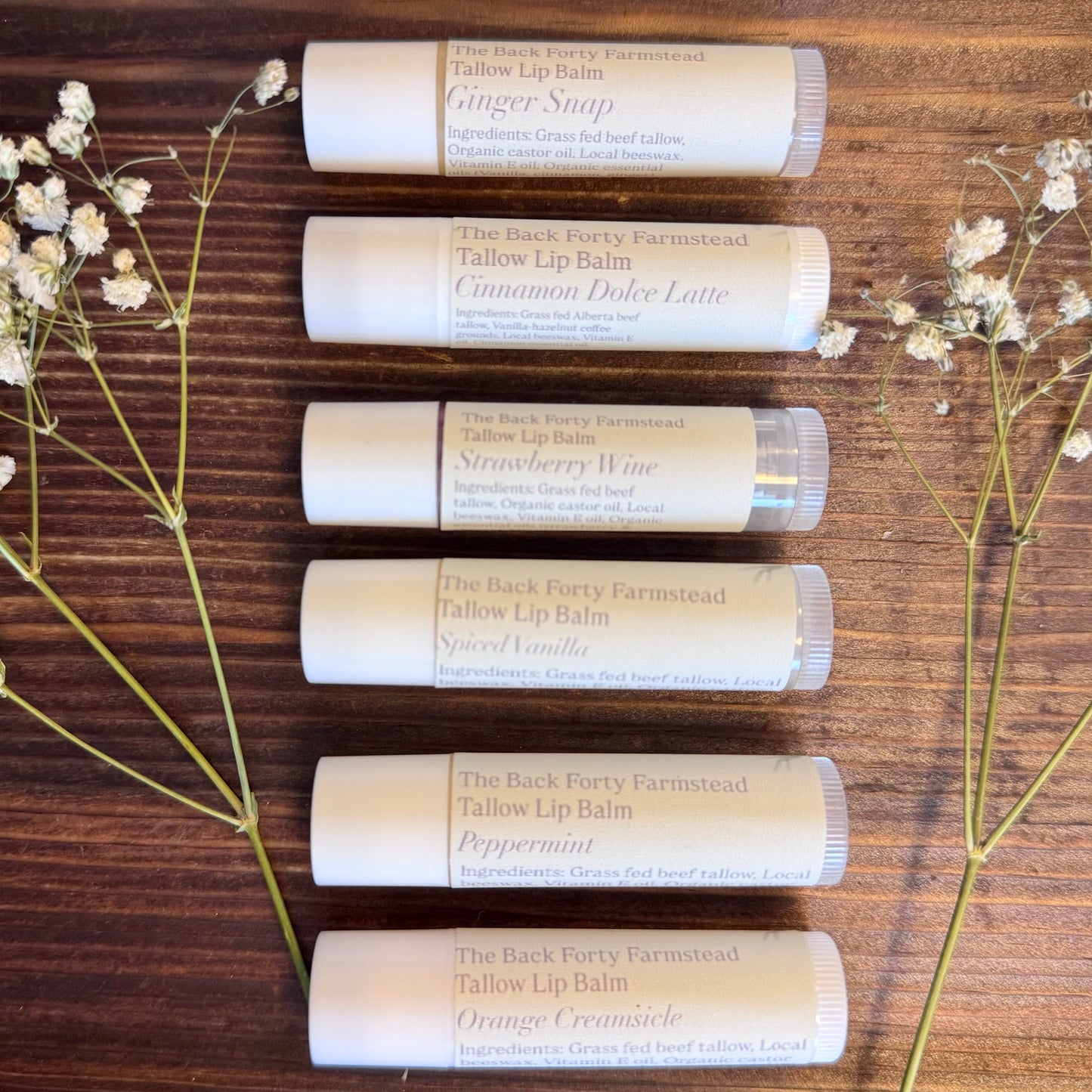 Tallow Lip Balms