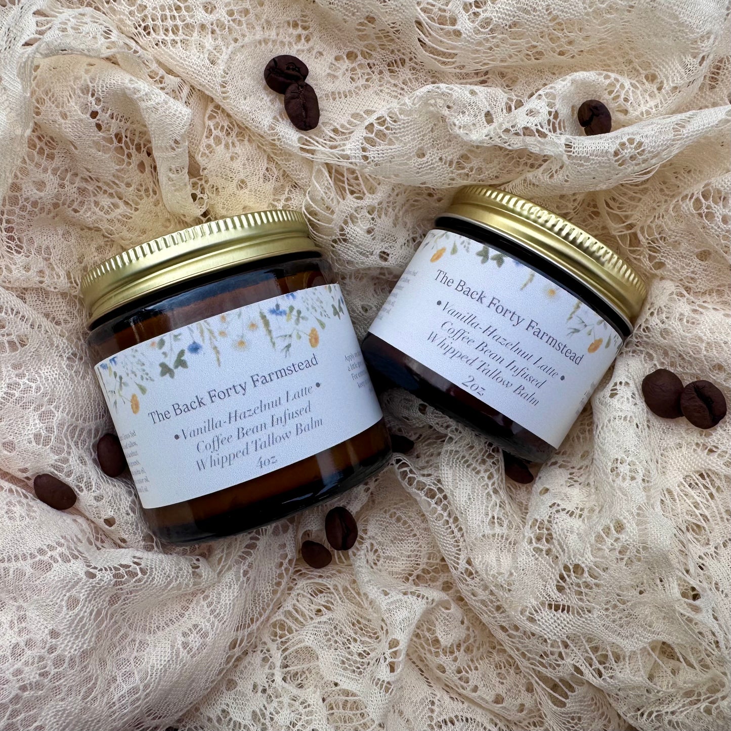 Vanilla Hazelnut Latte (Coffee Bean Infused Whipped Tallow Balm)