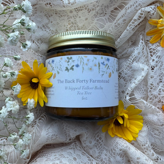 Whipped Tallow Balm - Tea Tree - 4oz