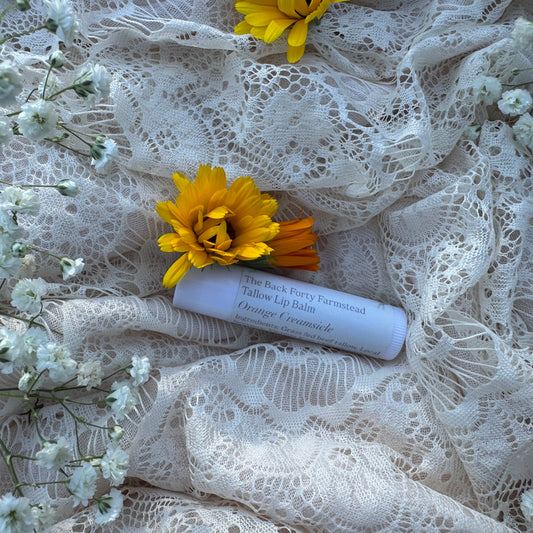 Tallow Lip Balm (Orange Creamsicle)