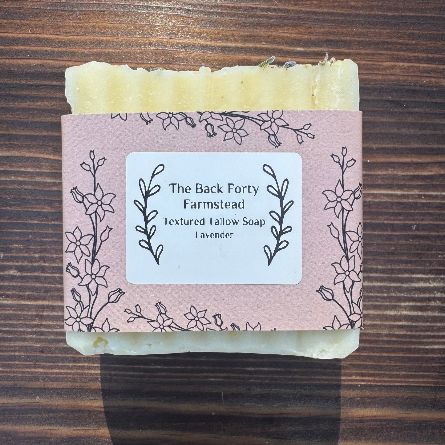 Tallow Soap - (Textured) Lavender