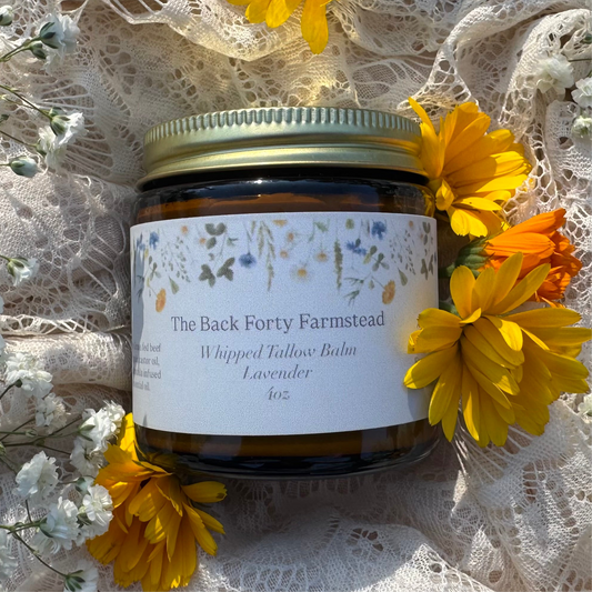 Whipped Tallow Balm - Lavender - 4oz