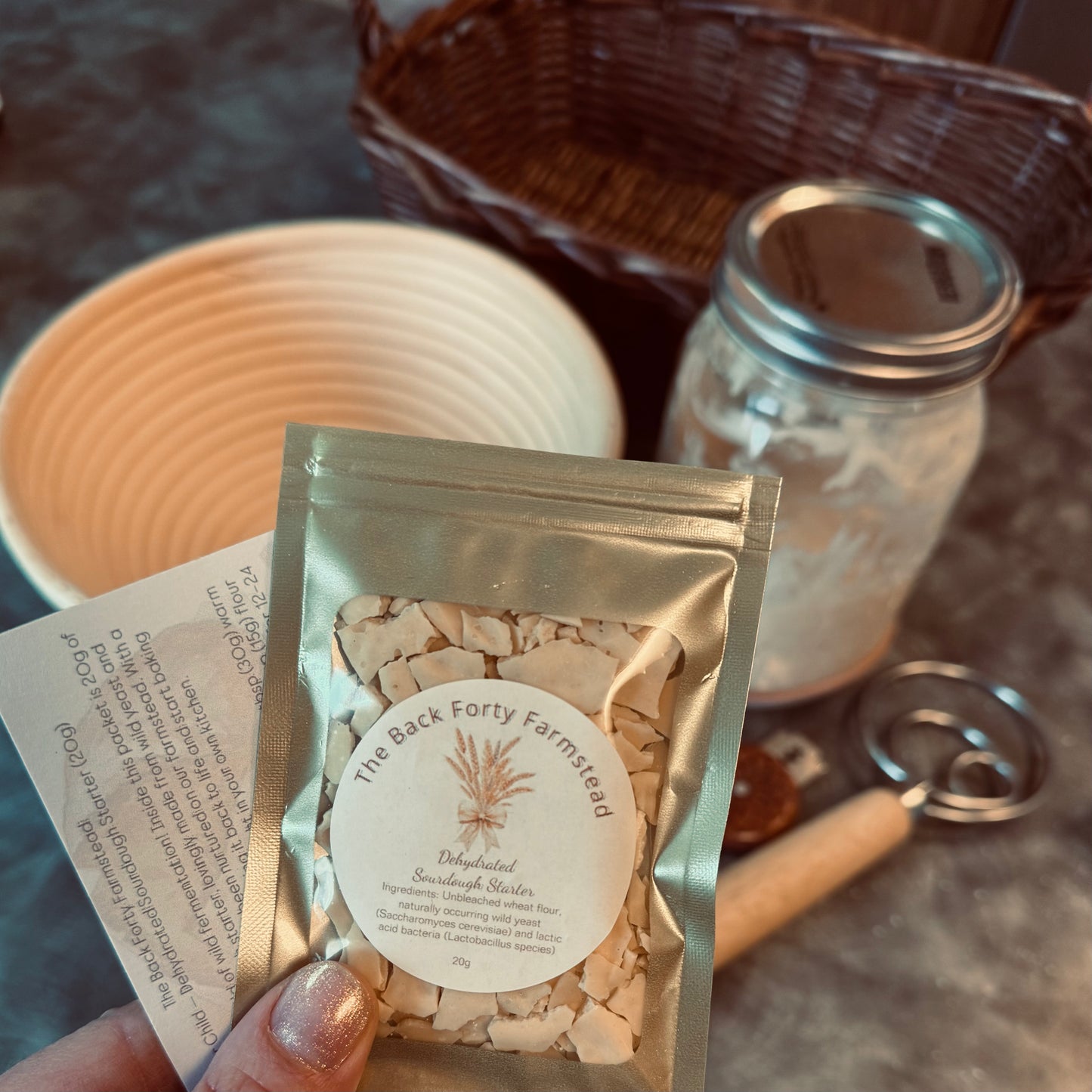 Dehydrated Sourdough Starter