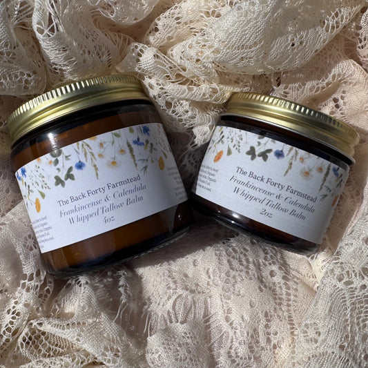 Frankincense & Calendula Whipped Tallow Balm