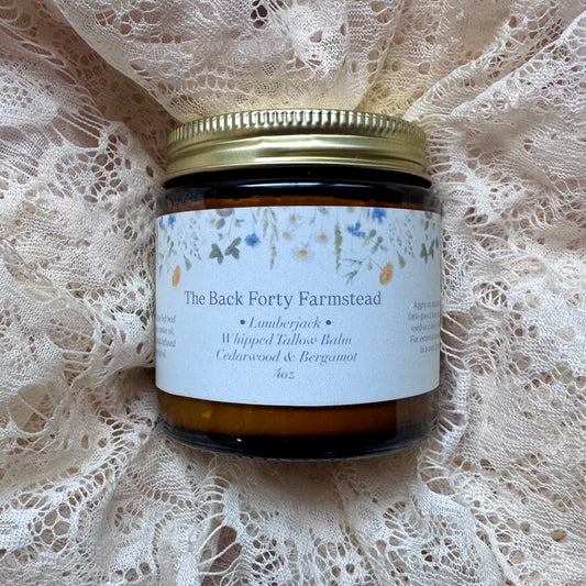 The • Lumberjack • Cedarwood & Bergamot Whipped Tallow Balm